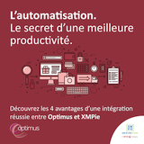 Intégration ERP Optimus Internet XMPie