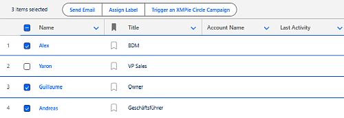 SalesForce XMPie Circle integration