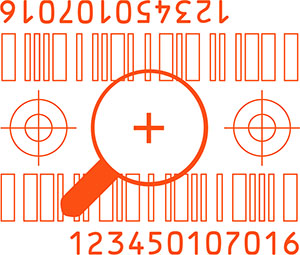 Illustration d'un code barre de suivi apposé par Ultimate Impostrip®
