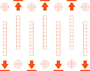 Illustration de marques apposées par Ultimate Impostrip®
