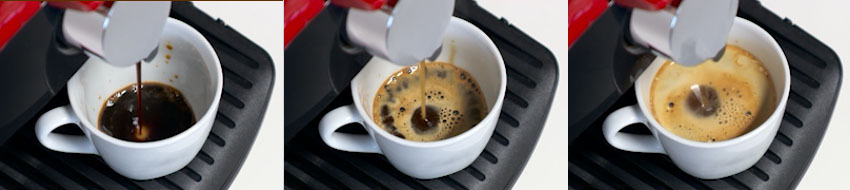 Une tasse à café qui se remplit...