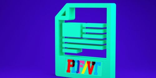 Un logo représentant le format PDF/VT... un peu saturé quand-même !