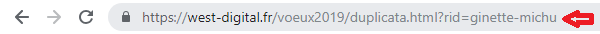 Une URL personnalisée...