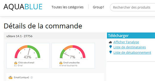 Statistiques omnicanales depuis uStore