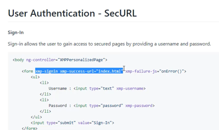 Code XMPL d'ajout de page d'identification à une campagne ominicanal XMPie...