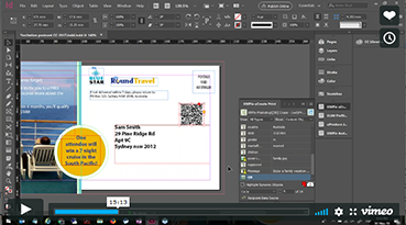 Insertion d'un QRCode personnalisé dans Adobe InDesign