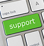 Clavier avec étrange touche Support