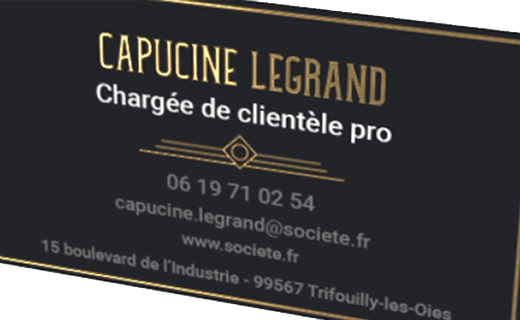 Document personnalisé embelli